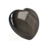 Goud Obsidiaan hart Nr 6 -  4 cm