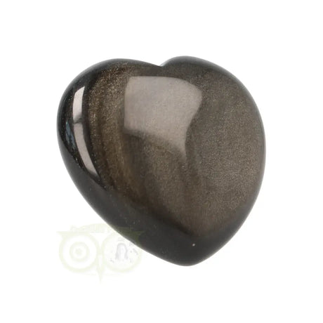 Goud Obsidiaan hart Nr 7 -  4 cm