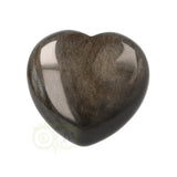 Goud Obsidiaan hart Nr 7 -  4 cm