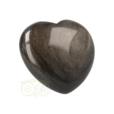 Goud Obsidiaan hart Nr 7 -  4 cm