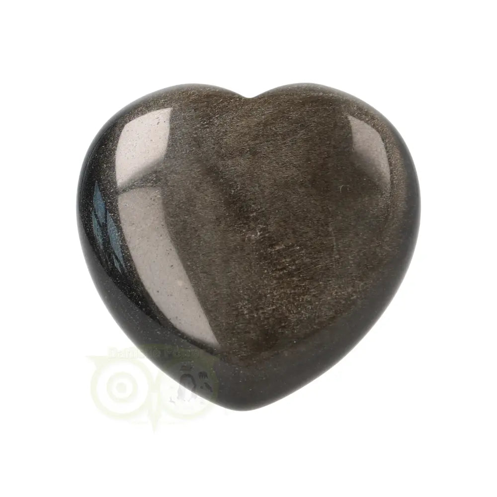 Goud Obsidiaan hart Nr 8 -  4 cm