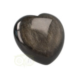 Goud Obsidiaan hart Nr 9 -  4 cm