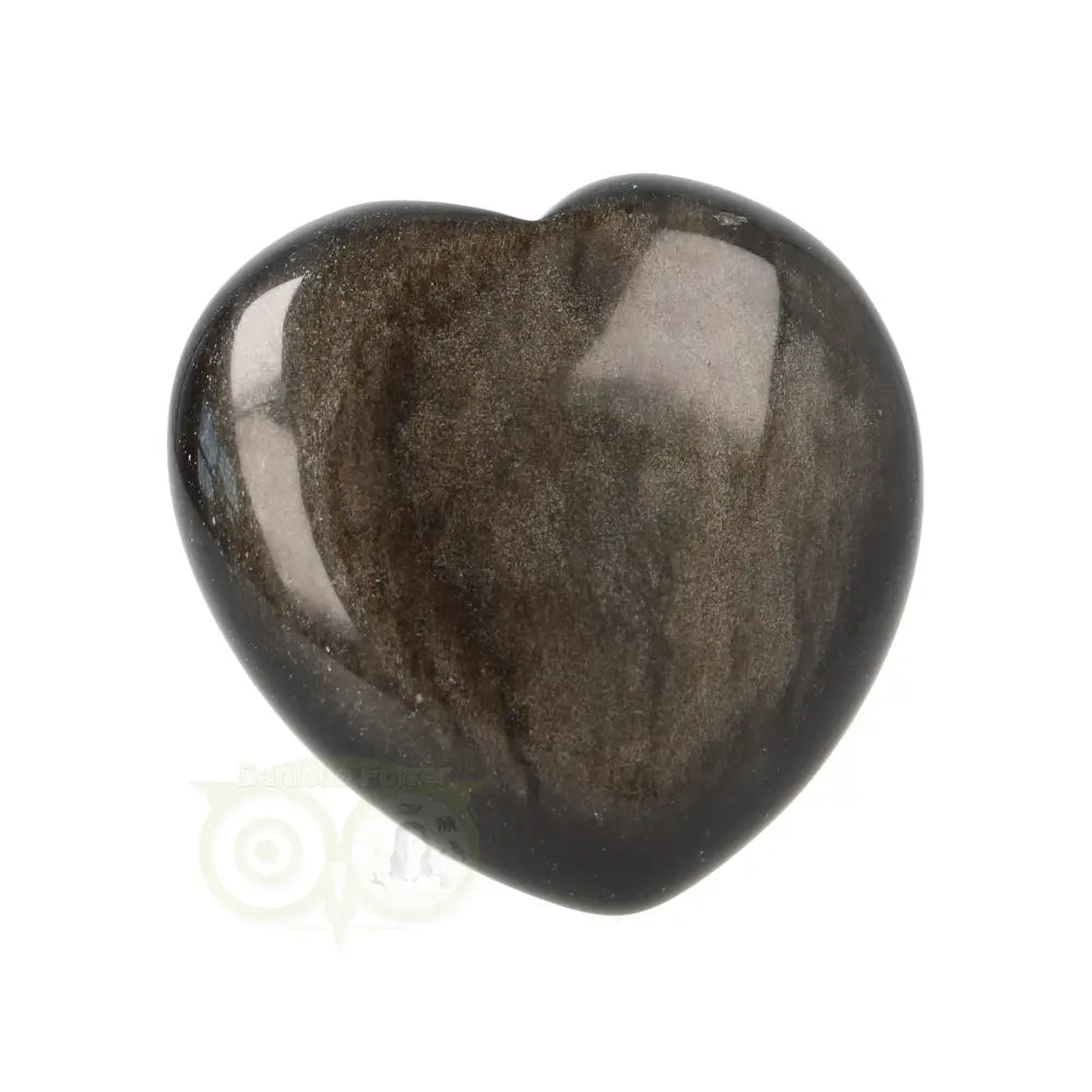 Goud Obsidiaan hart Nr 9 -  4 cm