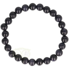 Goudsteen Blauw Armband 8 mm - 19 cm | Edelstenen armband kopen