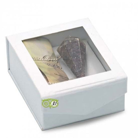 Orgon-Pendel-Granat – Facettenschliff