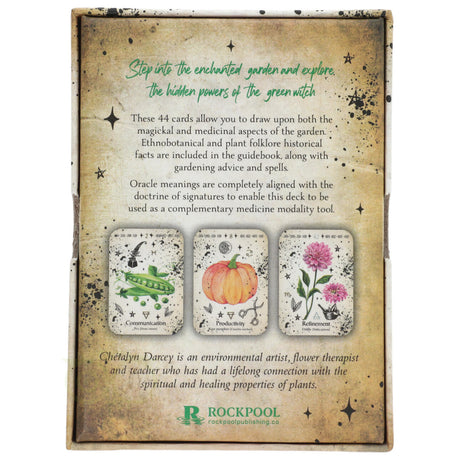 Engelstalige kaarten Green Witch Oracle voor intuïtief werk en natuurkracht