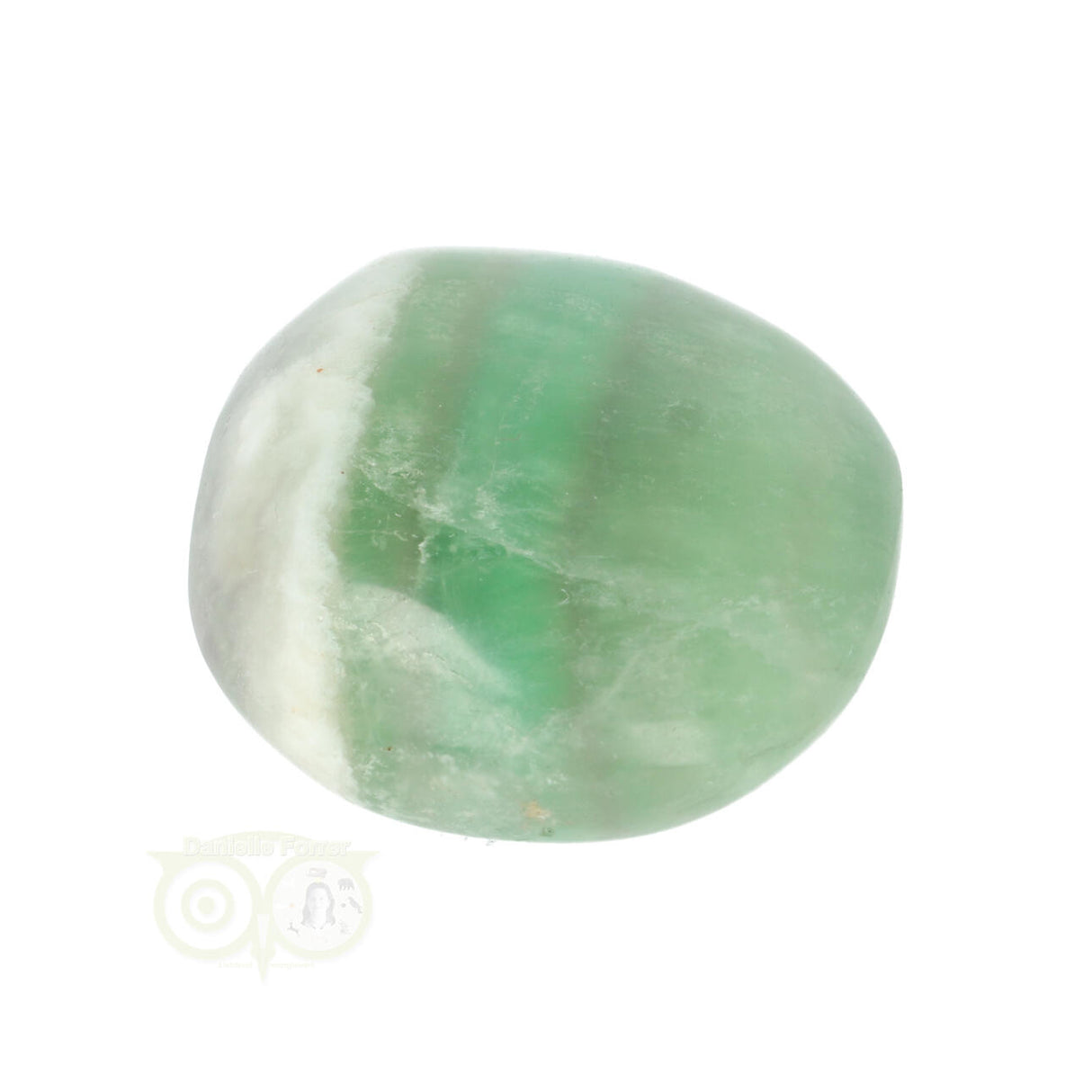 Groene Fluoriet handsteen Nr 17