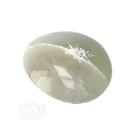 Grüner Mondstein Handschmeichler Nr. 32 - 92 Gramm - Madagaskar | Edelstein