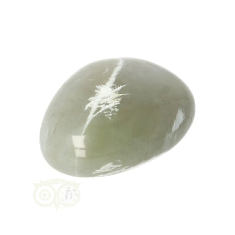 Grüner Mondstein Handschmeichler Nr. 32 - 92 Gramm - Madagaskar | Edelstein