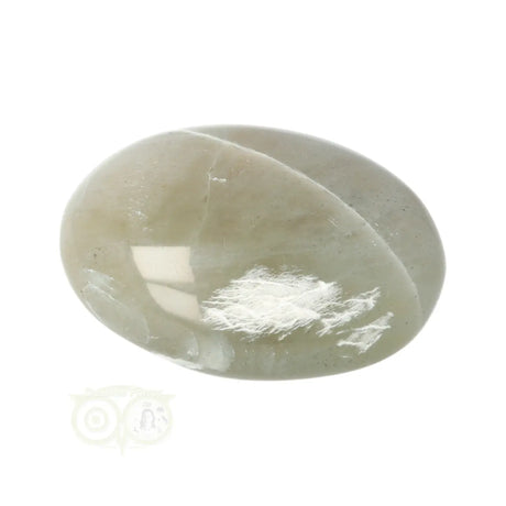 Grüner Mondstein Handschmeichler Nr. 32 - 92 Gramm - Madagaskar | Edelstein