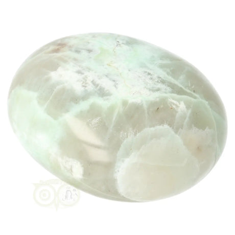 Grüner Mondstein Handschmeichler Nr. 34 - 208 Gramm - Madagaskar | Edelstein
