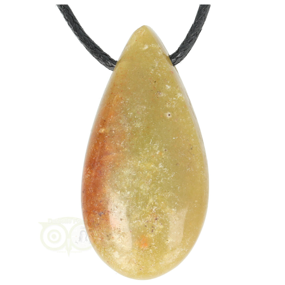 Groene Opaal druppel hanger Nr 23