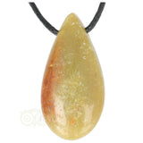 Groene Opaal druppel hanger Nr 23