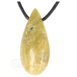 Groene Opaal druppel hanger Nr 30