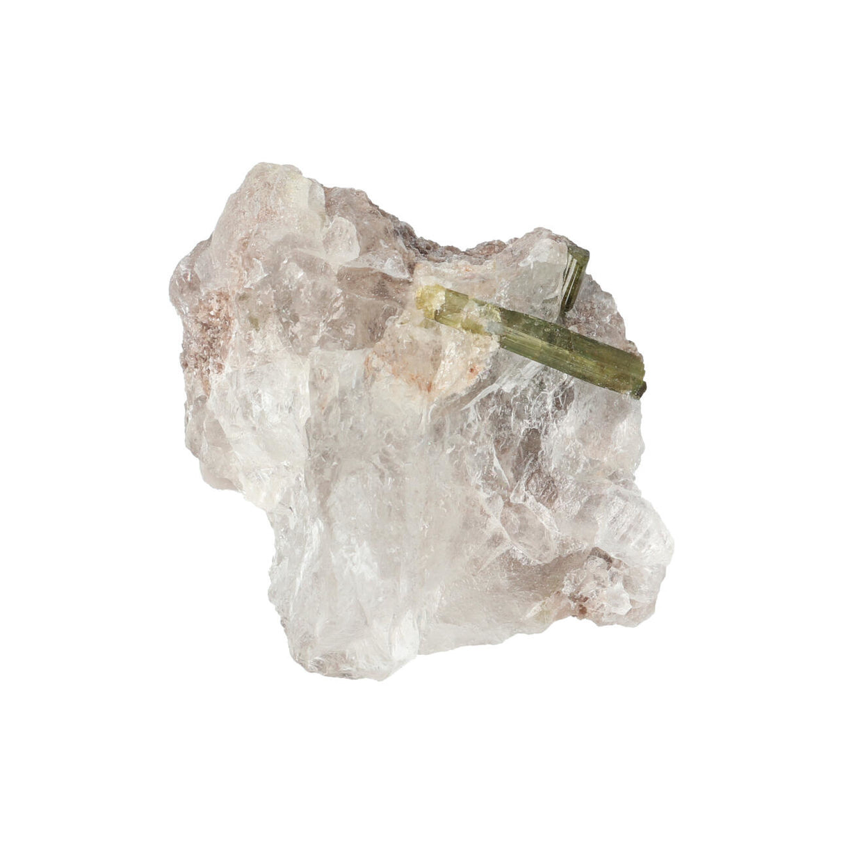 Green Tourmaline in Quartz No. 25