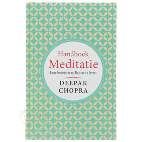 Handboek meditatie Deepak Chopra voorkant – boek meditatie mantra's 7-daags programma 240 pagina's – Webshop Danielle Forrer