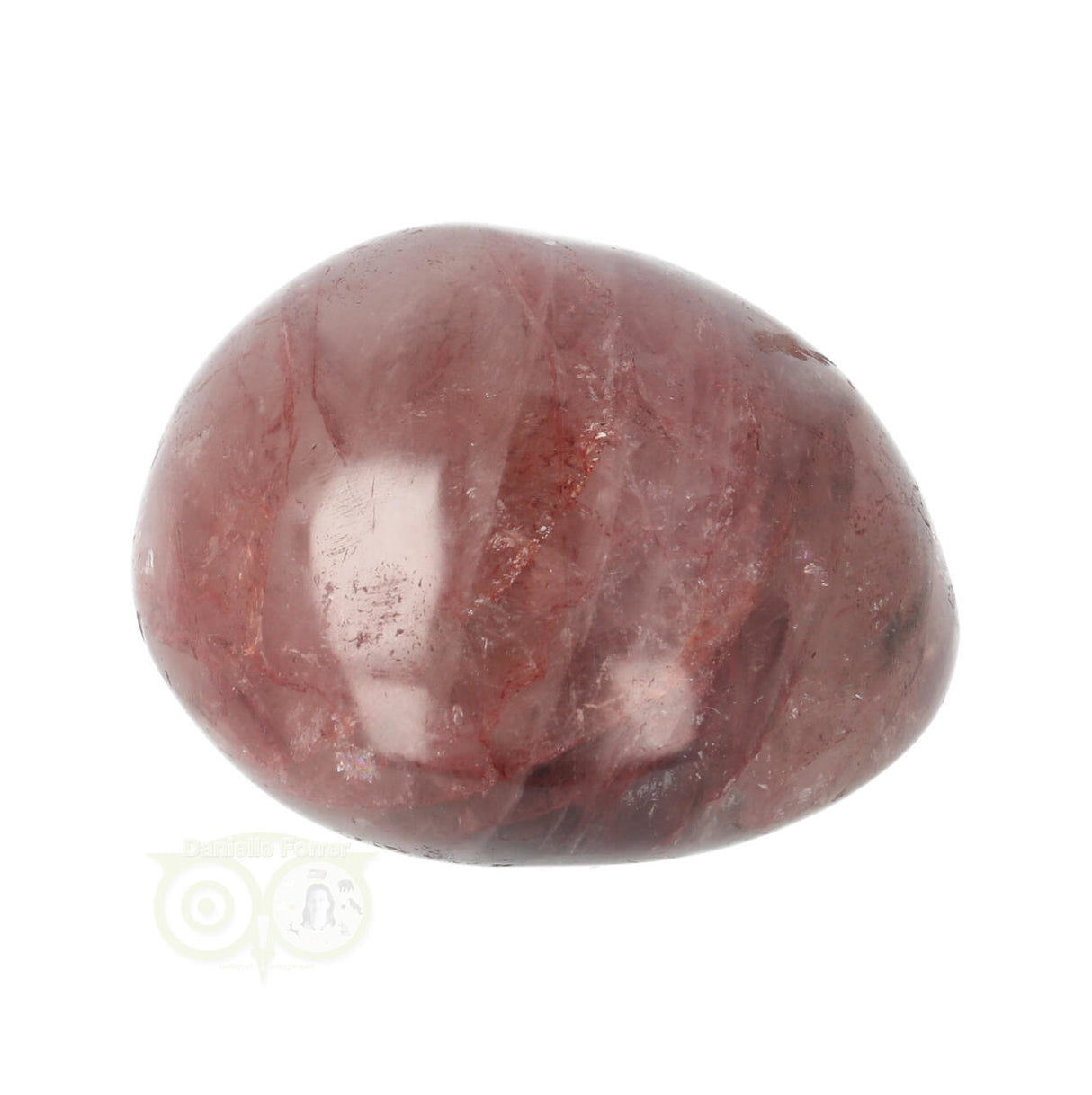 Hematoide kwarts handsteen Nr 24