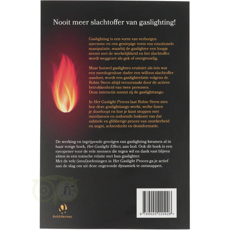 Het gaslichtproces - Dr. Robin Stern - achterkant boek paperback – Webshop Danielle Forrer