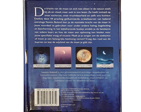 Het orakel van de maan – Yasmin Boland kaartenset met 44 kaarten en boek