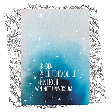 Inspiratiekaarten Het Universum staat achter je voor vertrouwen en rust