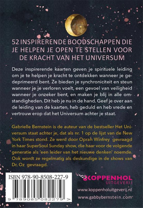 Het Universum staat achter je kaartendeck voor meditatie en reflectie