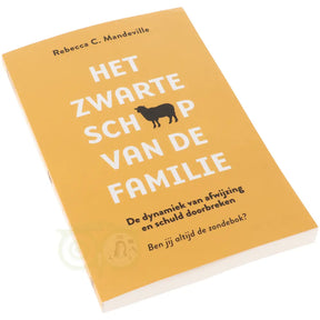Het zwarte schaap van de familie - Rebecca J. Mandeville - rug boek paperback – Webshop Danielle Forrer