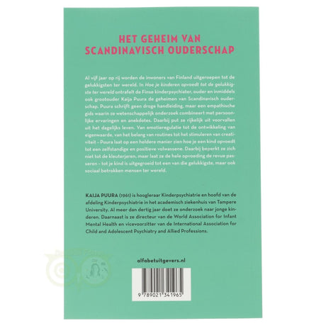 Hoe je kinderen opvoedt tot de gelukkigste kinderen ter wereld - Kaija Puura - achterkant boek paperback – Webshop Danielle Forrer