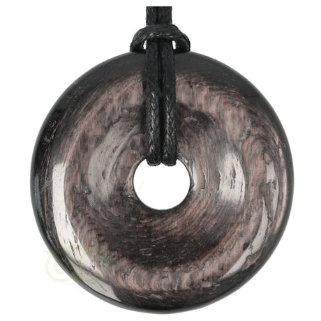 Hypersthen (Samtlabradorit) Donut Nr. 7 - Ø 4 cm