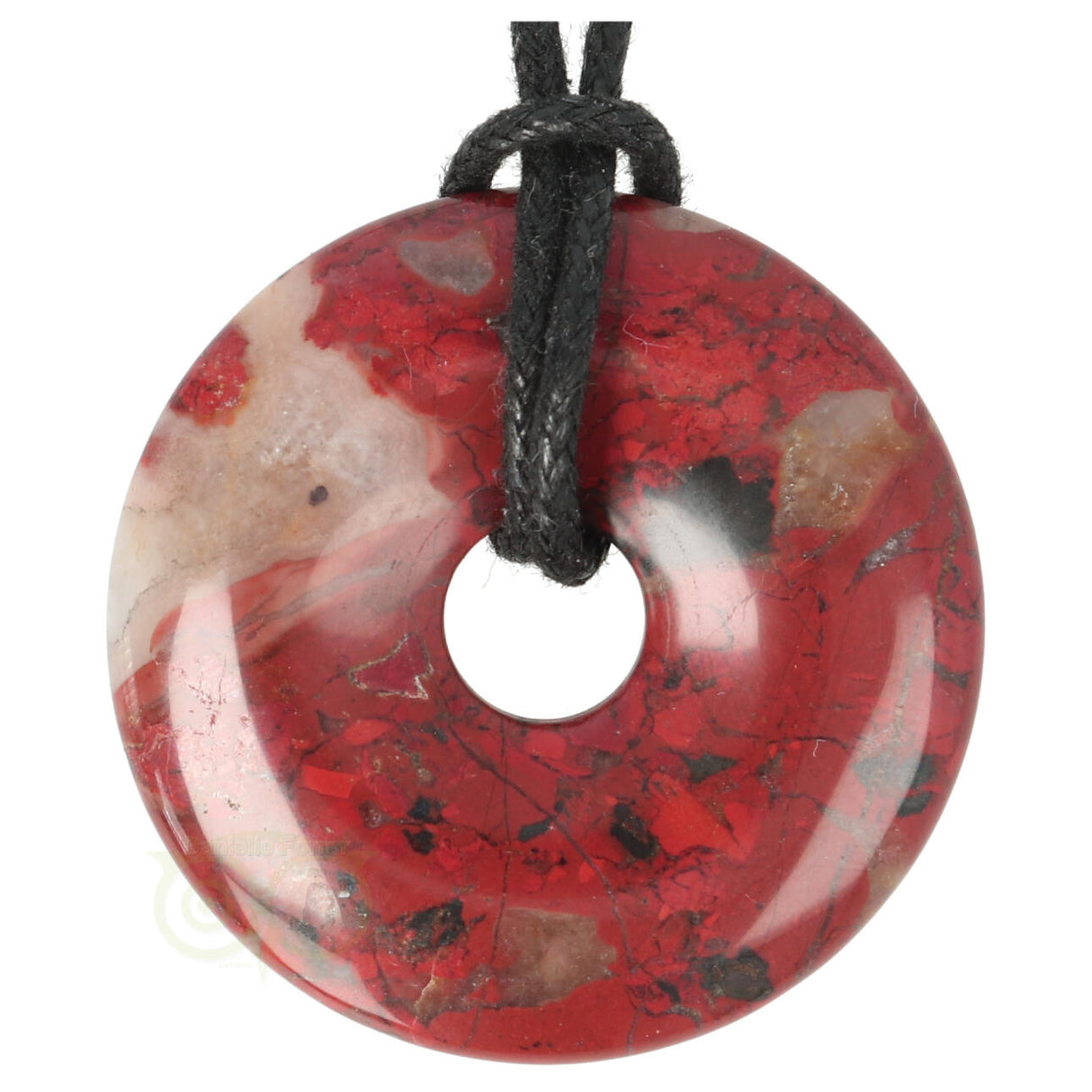 Jaspis Breccie Donut Nr 12 - Ø 4 cm