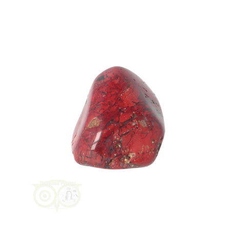 Jasper Breccia tumbled stone No. 19