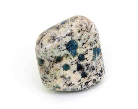 K2 kitaniet trommelsteen nr 46 – edelsteen van 25 gram uit Pakistan met azuriet