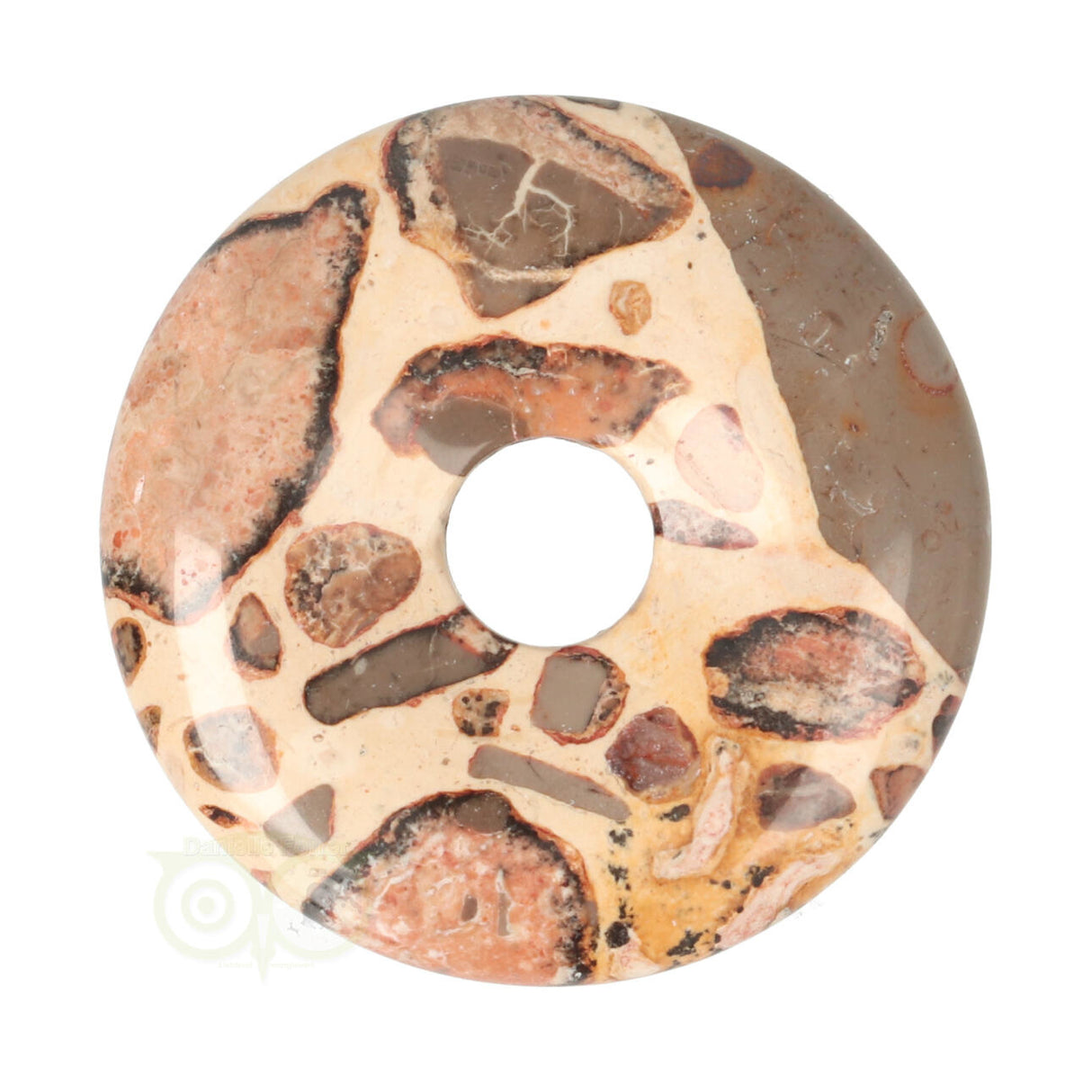 Kalkooliet - Leopardiet  Donut Nr 7 - Ø 4 cm