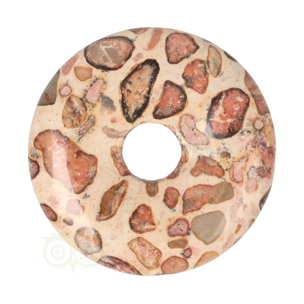 Kalkooliet - Leopardiet  Donut Nr 9 - Ø 4 cm