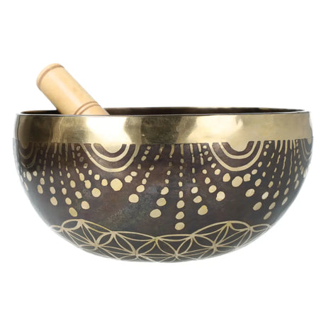 Klankschaal 'Flower of Life' -  878 gram
