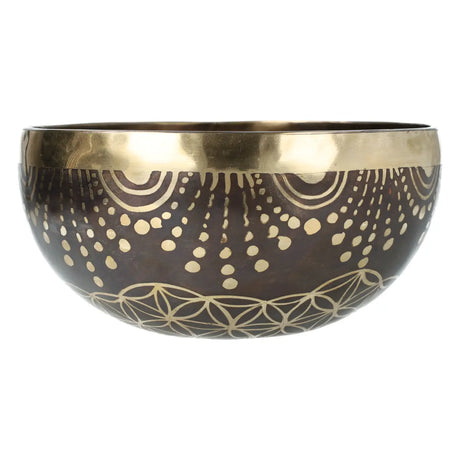 Klankschaal 'Flower of Life' -  878 gram