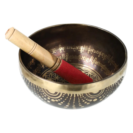 Singing bowl 'Flower of Life' - 878 grams