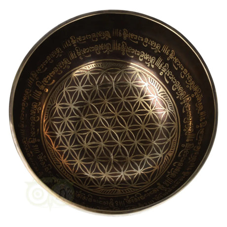 Klankschaal 'Flower of Life' -  952 gram