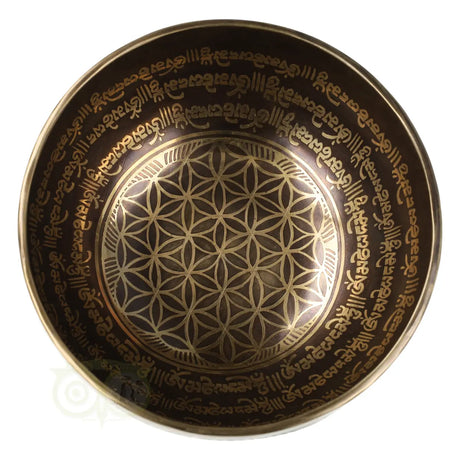 Klankschaal 'Flower of Life' -  998 gram