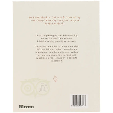 Kristalhealing - Yulia van Doren - achterkant boek hardcover – Webshop Danielle Forrer