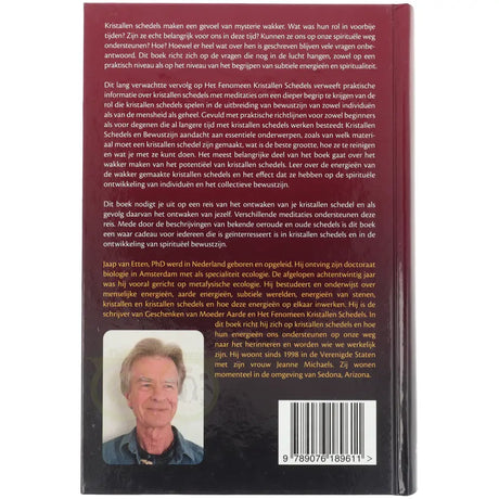 Kristallen schedels en bewustzijn - Jaap van Etten - achterkant boek hardcover – Webshop Danielle Forrer