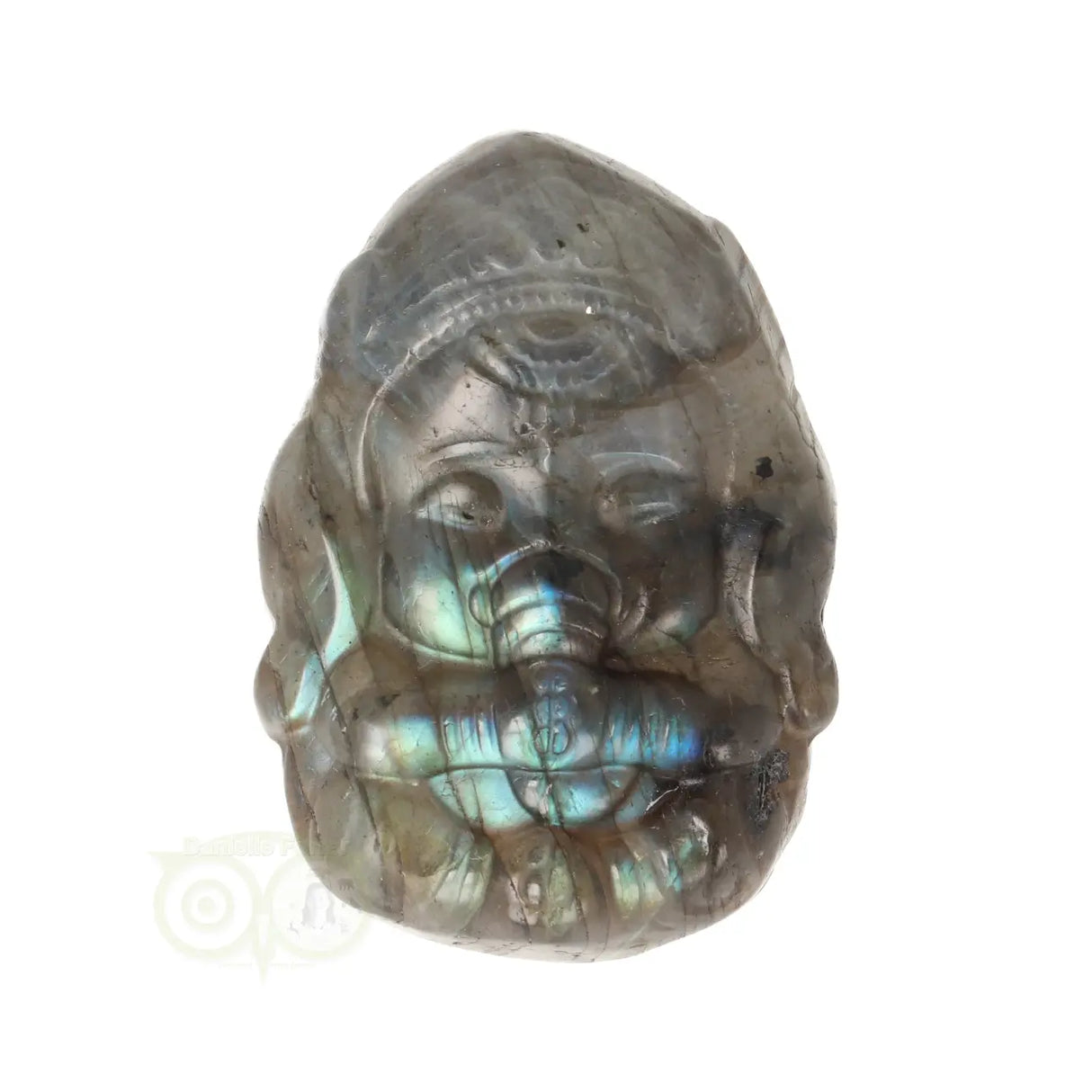 Labradoriet carving  Nr 11 - Baby Ganesha