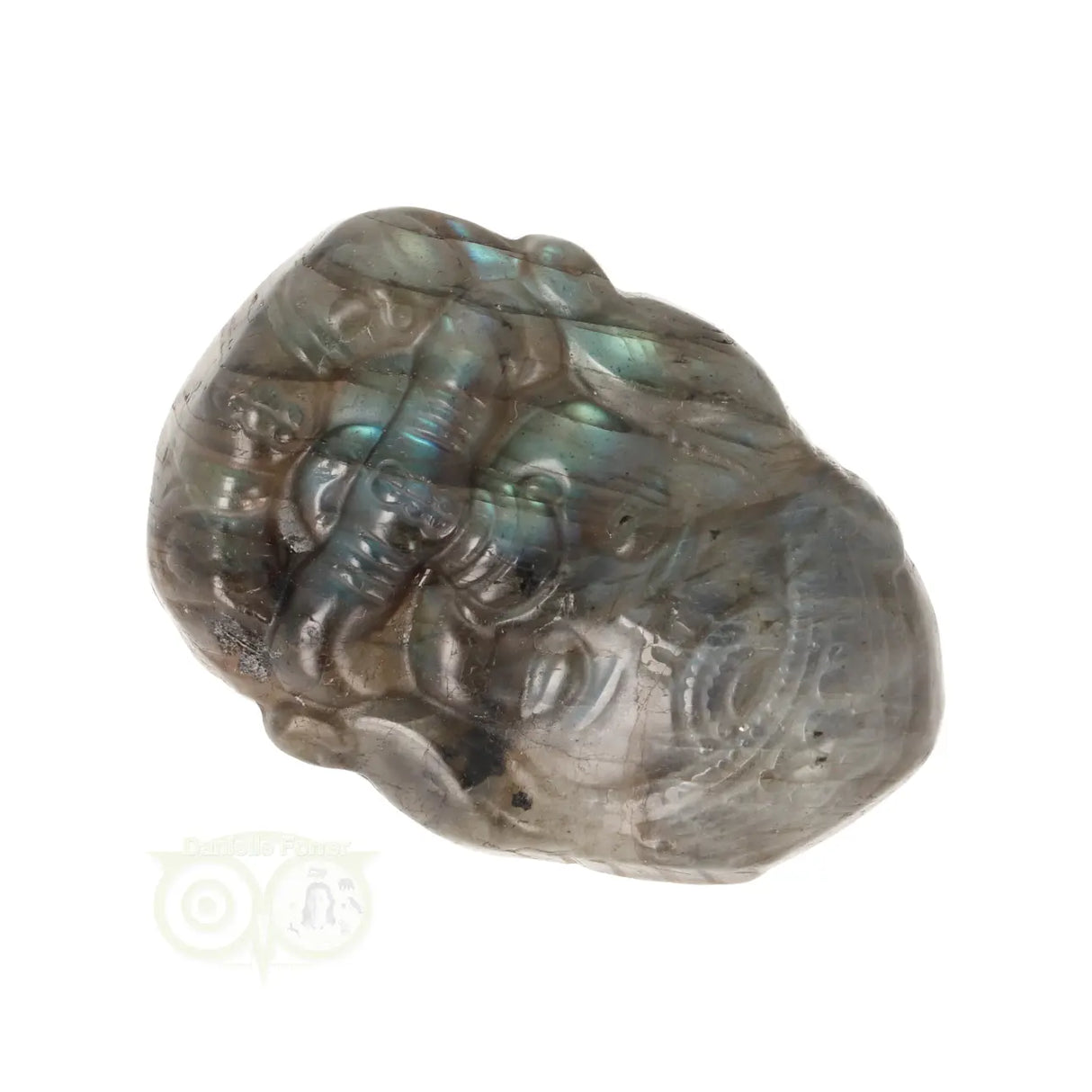 Labradorit-Schnitzerei Nr. 11 – Baby-Ganesha