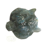 Labradoriet carving  Nr 14 - Tijger