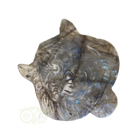 Labradoriet carving 4,4 cm – edelsteen met natuurlijke structuur en reflectie