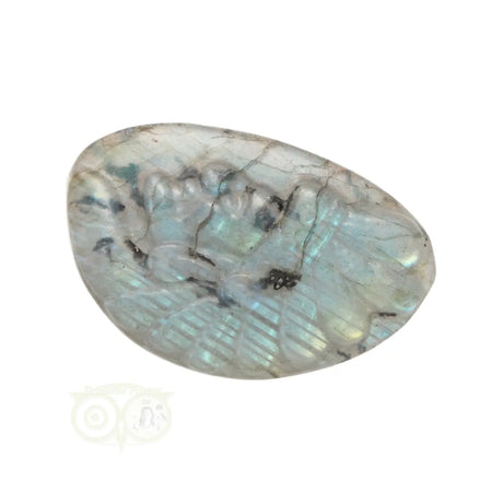 Labradoriet carving 4 cm – edelsteen met natuurlijke glans en structuur