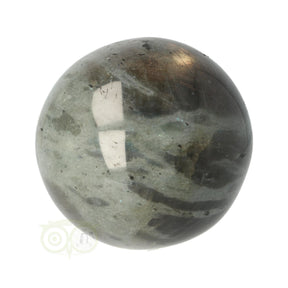 Labradoriet bol 375 gram Ø 6,43 cm met blauwe glans