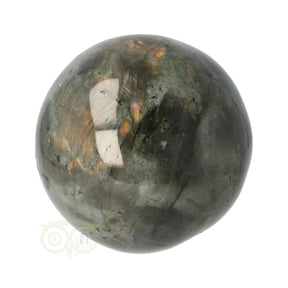 Labradoriet bol 466 gram Ø 6,93 cm met blauwe glans