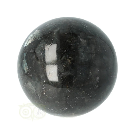 Larvikiet bol 196 gram nr. 8 blauwe schittering – bovenaanzicht – Webshop Danielle Forrer