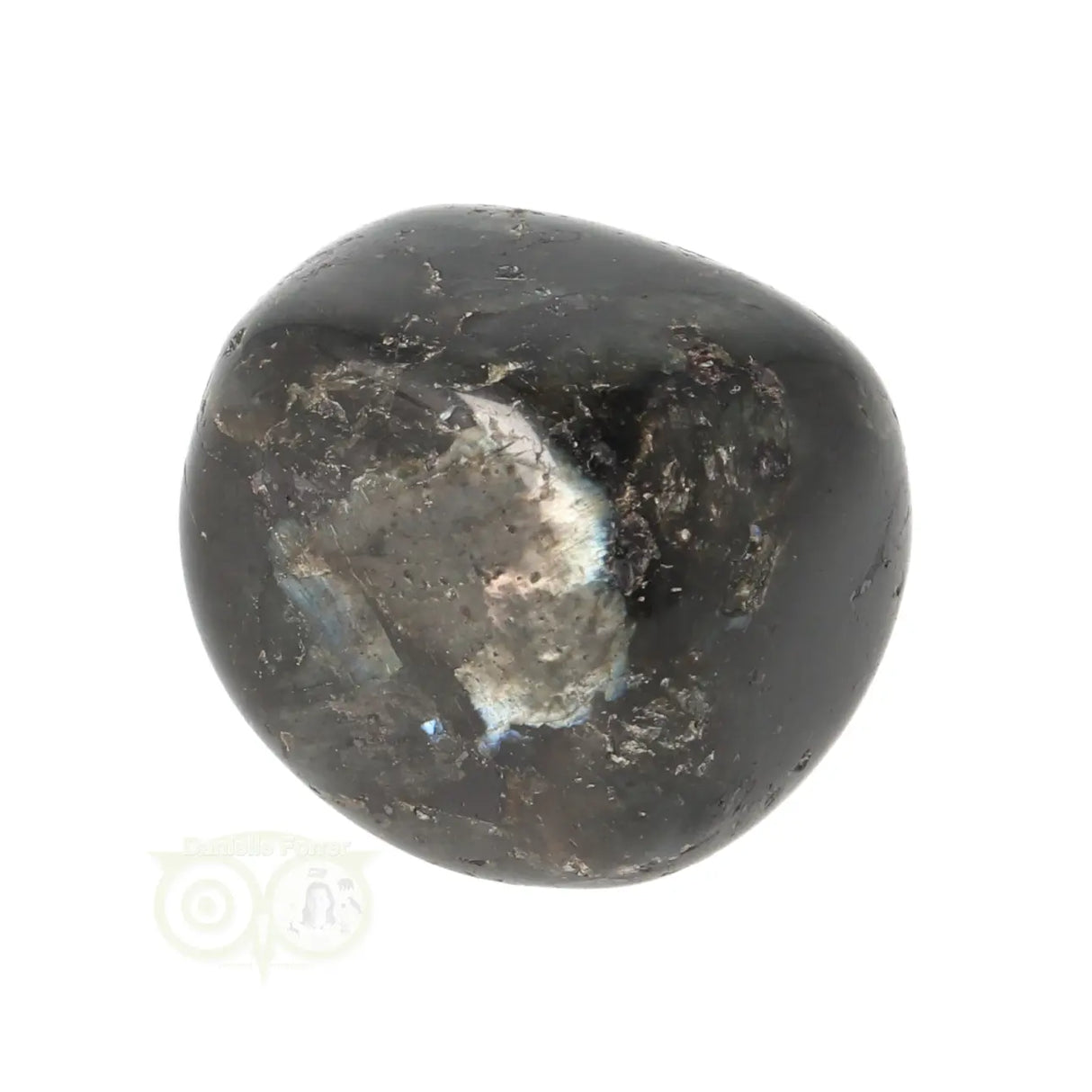 Larvikite tumbled stone No. 33