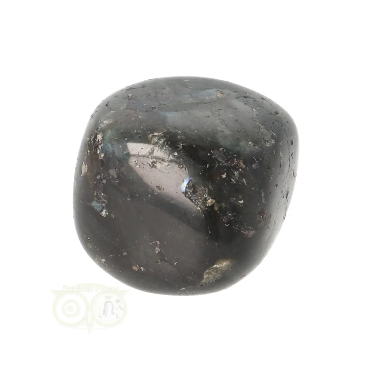 Larvikite tumbled stone No. 33